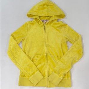Bright Yellow Velour Juicy Jacket